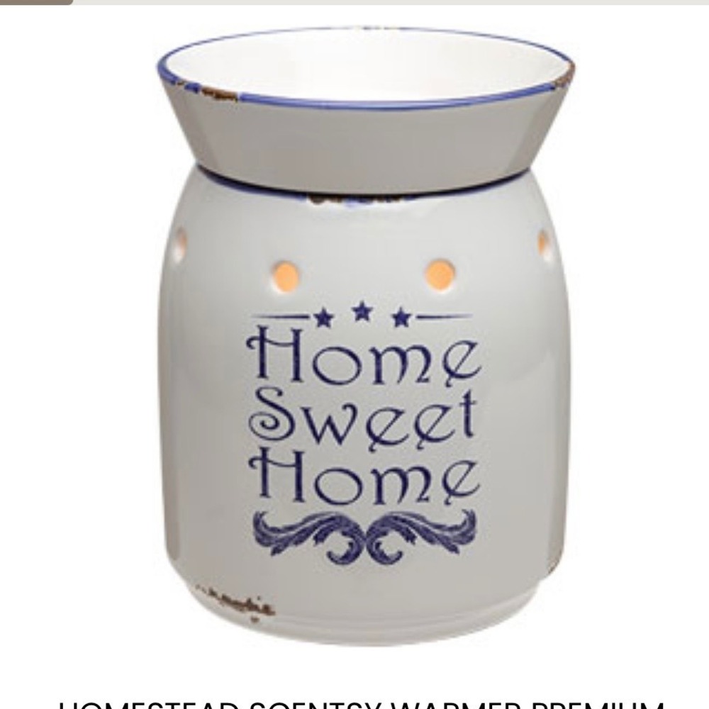 Scentsy Homestead Full-Size Warmer Rustic Farmhouse Electric Wax Melter New Box